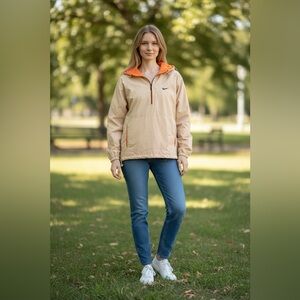 Nike Orange Mesh Jacket